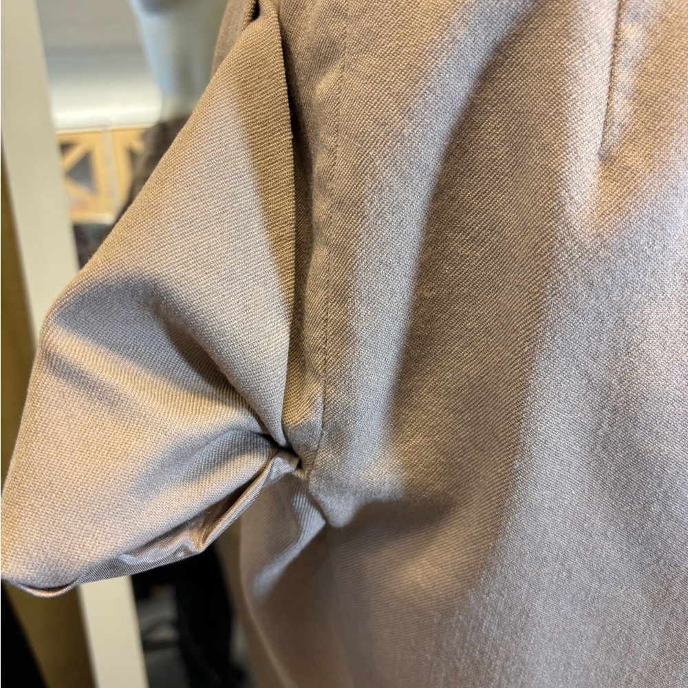 Pendleton Beige Women's Pleated Wool Trousers - image 8